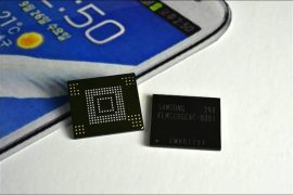 Samsung announces 10nm process 64GB flash memory chips