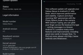 Android 4.2 Update rolling out for Galaxy Nexus already!
