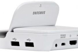 Samsung Galaxy Note 2 dock gets it a PC feel, a great utility for professional work