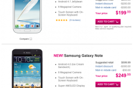 T-Mobile thinks Original Galaxy Note is better than Note 2!