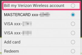 Verizon now supports Google Play purchases, gets you “Bill my Verizon Wireless Account” in payment options