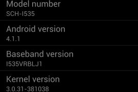 Verizon Galaxy S3 Jelly Bean update leaked again. Firmware version: VRBLJ1