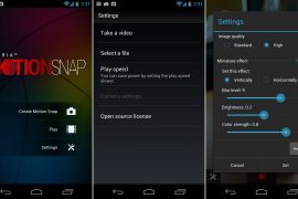 Xperia Motion App APK, creates live wallpapers from camera videos