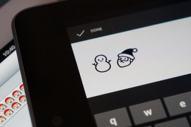 Sad Santa in Android’s Emoji keyboard?