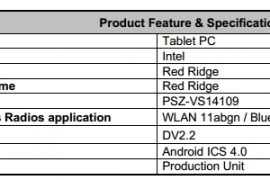 Android tablet powered by Intel processor seen at FCC