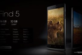 32 GB Oppo Find 5 announced with release info specified for 5 more countries!
