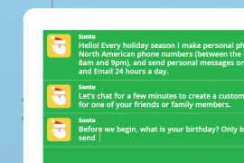 Google and Santa Claus team up this Xmas to send personalized robocalls to whomever you choose.