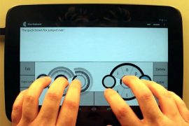 Slice – A Multi-touch circular keyboard for Android tablets. Not for the faint-hearted though!