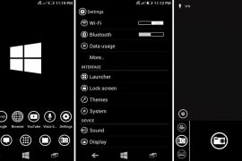 Windows 8 theme for AOKP and CyanogenMod is pretty cool!