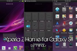 Sony Xperia Z Home Launcher ported to Samsung Galaxy S2, S3, Note and Note 2