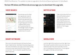 Android 4.1.2 Jelly Bean Update for Motorola Droid 4 Rollout promised from March 19