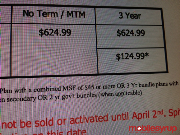 rogers-xperia-zl-pricing