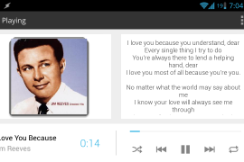 Now Playing: A Beautiful and Smooth new music player for Android
