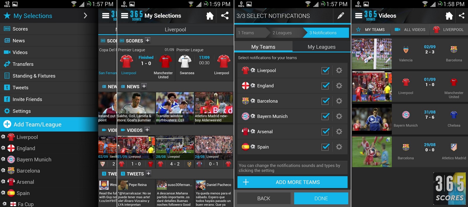 365Scores Soccer Live Scores and News Android App