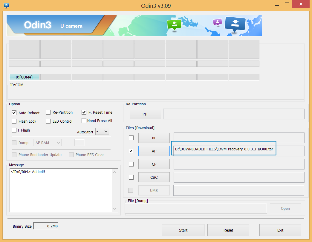 CWM Recovery Added to odin