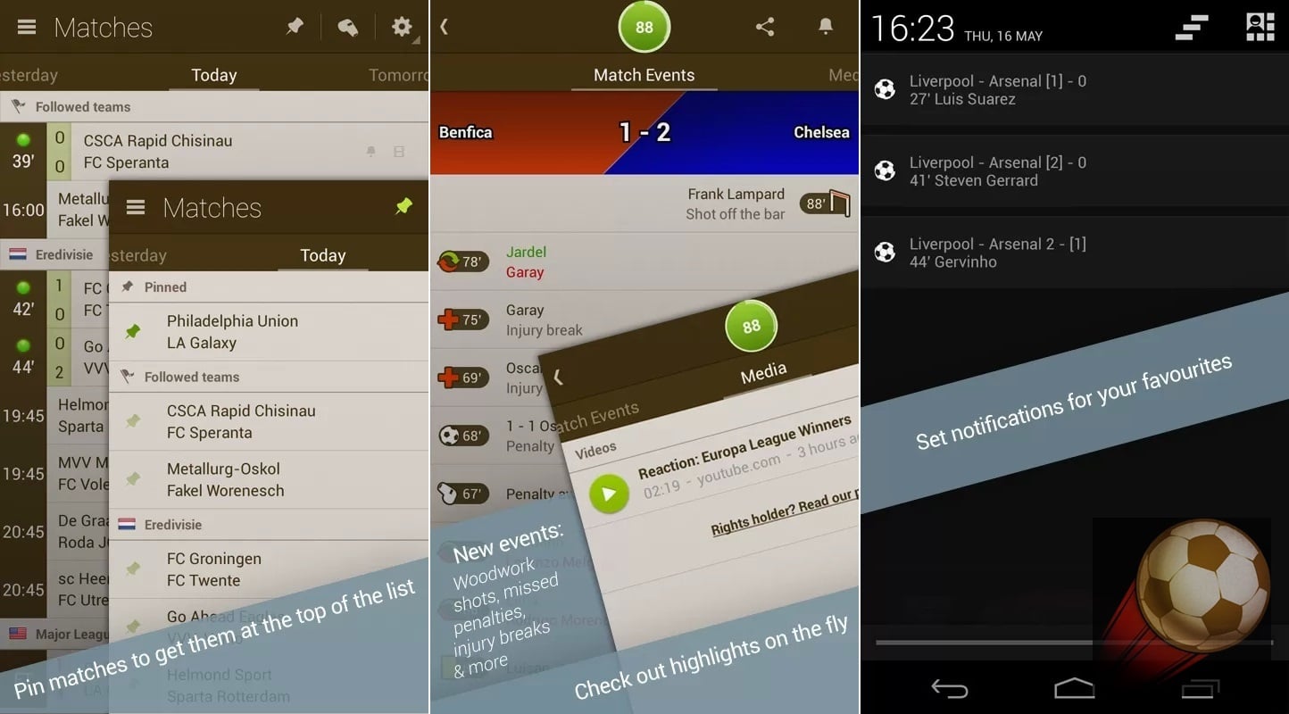 Live Score Addicts Android App