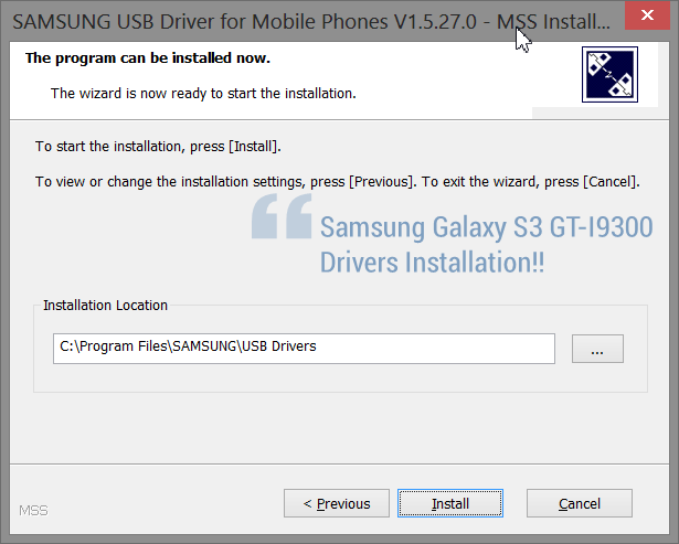 Samsung Drivers for Galaxy S3