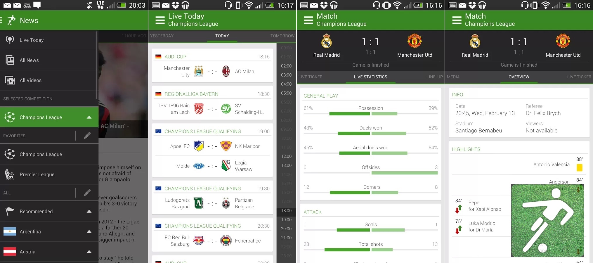 The Football App Android App