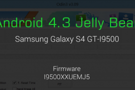 Galaxy S4 GT-I9500 Android 4.3 Jelly Bean Firmware
