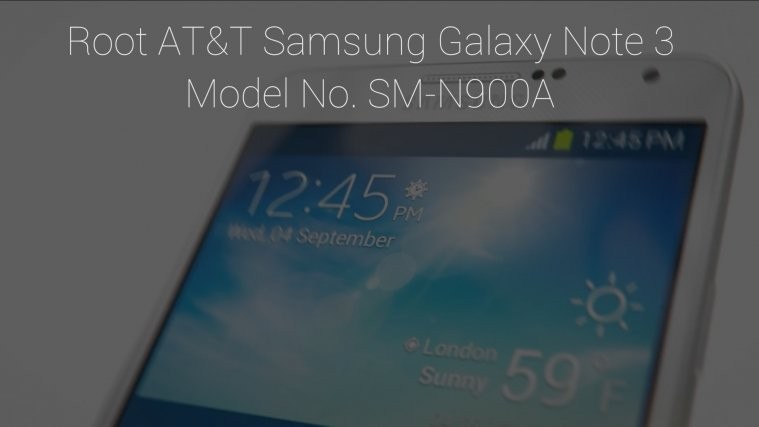Root AT&T Samsung Galaxy Note III SM-N900A