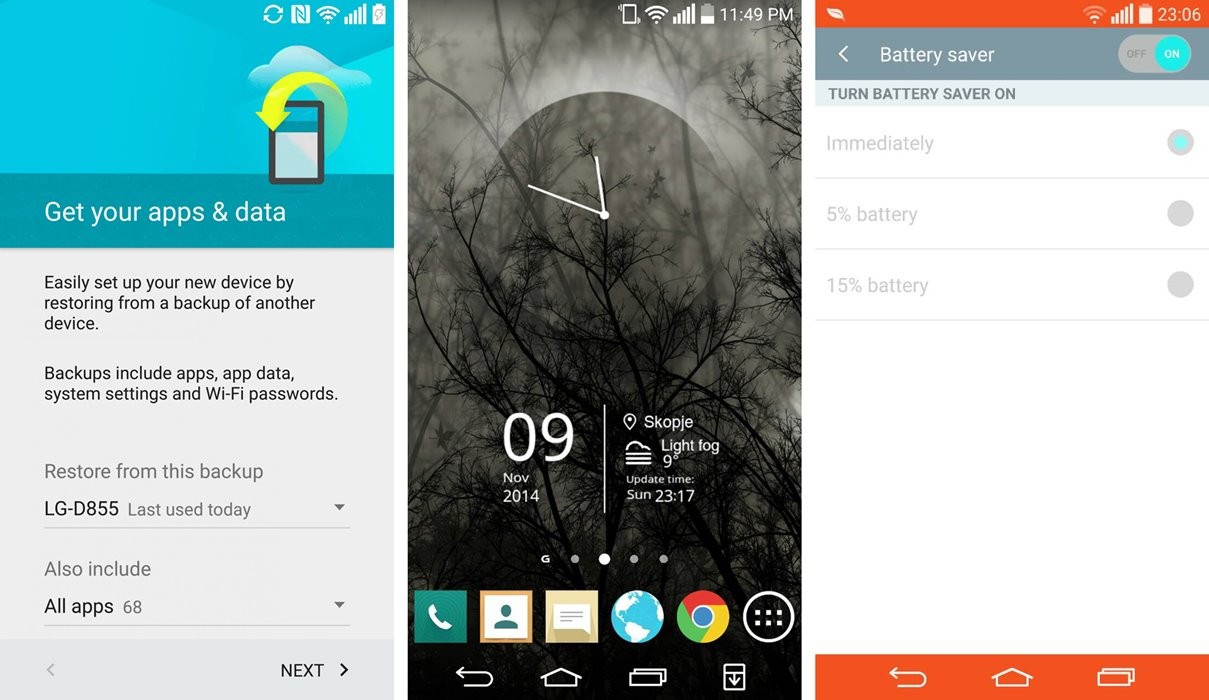 LG G3 Android 5.0 Lollipop Screenie 2