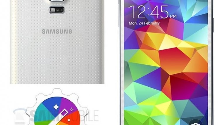 Samsung Galaxy S5 with Themes