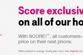 T-Mobile Score!: Cost and Discounts detailed!