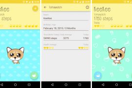 Tomawatchi is a Google Fit Powered app that gives you a great partner to encourage you to work out daily