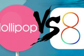 Report: Android 5.0 Lollipop crashes less apps than iOS 8 does