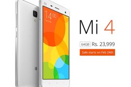 Xiaomi Mi4 64GB Price and Release Date announced for India
