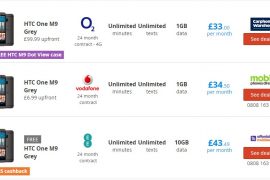 Here are HTC One M9 contract prices for O2, Vodafone and EE in UK