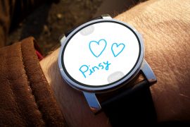 Pinsy is poor man’s Real Touch messaging from Apple Watch, for Android phones and watches
