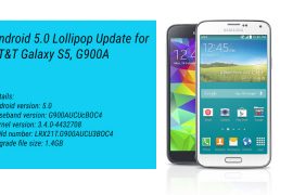 AT&T Galaxy S5 receives Android 5.0 Lollipop Update, build no. LRX21T.G900AUCU3BOC4