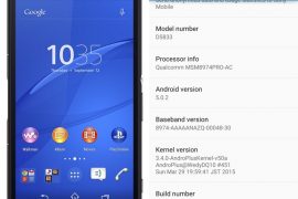 Get the Lollipop update for Sony Xperia Z3 Compact D5833