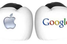Google-Apple rivalry displayed on Google Maps for all to see