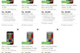 Moto X (2nd Gen) Price Slashed in India, Priced from Rs 26,999 Onwards