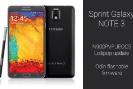 N900PVPUEOC5: Download Sprint Galaxy Note 3 Lollipop update flashable via Odin [Restore/Back To Stock]