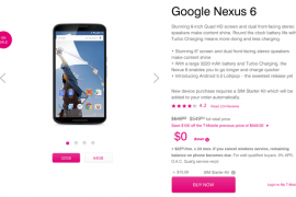 Google Nexus 6 price dropped by $100, 32 GB Nexus down to $550 now