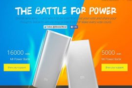 Xiaomi launches power banks: 16000 and 5000 mAh ones on the cards
