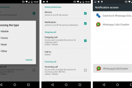 Disable Whatsapp Calls Application allows you to forbid the irritating Whatsapp Calls