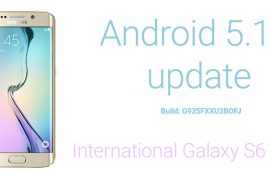 Download Samsung Galaxy S6 Edge Android 5.1.1 Update Firmware G925FXXU2BOFJ
