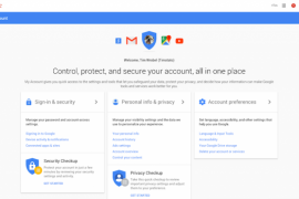 Google Launches My Account Page with Security and Privacy Settings