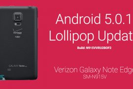 Download Verizon Galaxy Note Edge Lollipop update, build N915VVRU2BOF2