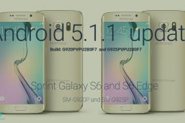 Sprint Galaxy S6 and S6 Edge receive Android 5.1.1 update, build OF7