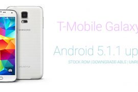Safely Update T-Mobile Galaxy S5 to Android 5.1 OF6 Update, supports downgrade and root thereafter