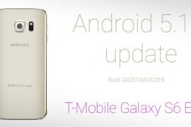 G925TUVU2COF6: Download T-Mobile Samsung Galaxy S6 Edge Android 5.1.1 Update [Odin TAR] [Official]