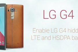 You can enable hidden HSDPA and LTE bands on LG G4!