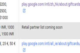 Google Plans to Introduce Google Play Gift Cards In India Soon