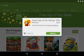 Google Offers ‘Free App of the Week’ under Play Store’s Family section