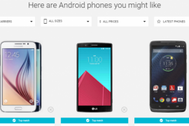 Find the best Android Smartphone with the new Google Tool